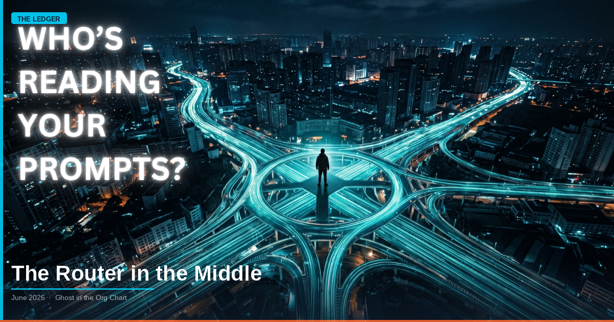 The Router in the Middle — Ghost in the Org Chart