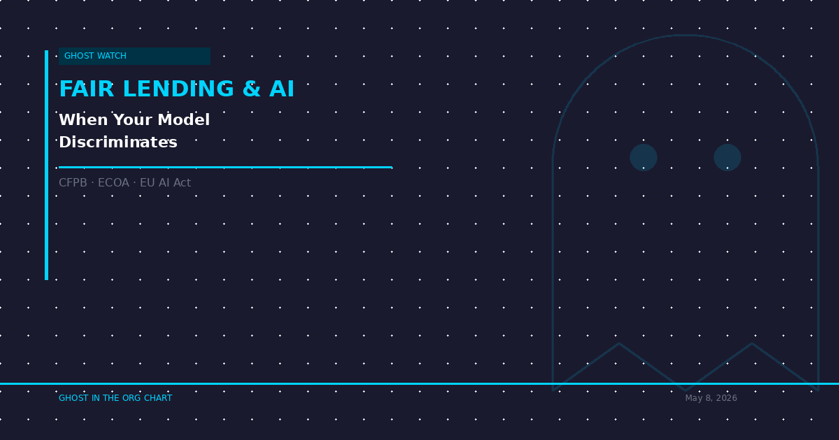 Fair Lending in the Age of AI: When Your Model Discriminates and You Don't Know It